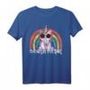 Lustiges Death Metal Rockmusik Design mit Einhorn Regenbogen T-Shirt – Buntes Statement für Metal- und Rock-Fans, Geschenk für Musiker & Freunde