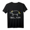 HapKitten S-XXL T-Shirt – Lustiges Death Metal Regenbogeneinhorn Geschenk für Metalheads, Rockmusik- & Einhornfans