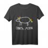 HapKitten S-XXL T-Shirt – Lustiges Death Metal Regenbogeneinhorn Geschenk für Metalheads, Rockmusik- & Einhornfans