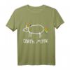 HapKitten S-XXL T-Shirt – Lustiges Death Metal Regenbogeneinhorn Geschenk für Metalheads, Rockmusik- & Einhornfans