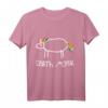 HapKitten S-XXL T-Shirt – Lustiges Death Metal Regenbogeneinhorn Geschenk für Metalheads, Rockmusik- & Einhornfans
