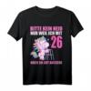 Bitte kein Neid gut aussehe - Lustiges Einhorn T-Shirt zum 26. Geburtstag für Männer & Frauen, Geschenkidee für Einhorn-Liebhaber