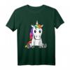 Einhorn Kinder T-Shirt mit buntem Haar - Lustiges Design für Einhorn Fans & Kindergeburtstag Geschenk