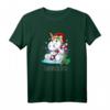 Einhorn Schneemann Snownicorn Weihnachtsgeschenke T-Shirt – Lustiges Weihnachtsmotiv für Kinder und Einhorn Fans