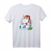 Einhorn Schneemann Snownicorn Weihnachtsgeschenke T-Shirt – Lustiges Weihnachtsmotiv für Kinder und Einhorn Fans