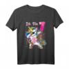 Kinder 7. Geburtstagsshirt mit Einhorn Design - Buntes Unicorn Party T-Shirt für Mädchen, Rainbow Dabbing Unicorn, Geschenk für kleine Geburtstagsfeen