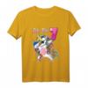 Kinder 7. Geburtstagsshirt mit Einhorn Design - Buntes Unicorn Party T-Shirt für Mädchen, Rainbow Dabbing Unicorn, Geschenk für kleine Geburtstagsfeen
