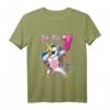Kinder 7. Geburtstagsshirt mit Einhorn Design - Buntes Unicorn Party T-Shirt für Mädchen, Rainbow Dabbing Unicorn, Geschenk für kleine Geburtstagsfeen