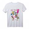 Kinder 7. Geburtstagsshirt mit Einhorn Design - Buntes Unicorn Party T-Shirt für Mädchen, Rainbow Dabbing Unicorn, Geschenk für kleine Geburtstagsfeen