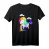 Lustiges Regenbogen Kotze Einhorn T-Shirt – Buntes Geschenk für Einhorn-Fans, Kinder & Freunde zu Geburtstag & Weihnachten