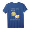 Lustiges Stricken Spruch T-Shirt: 'Komme was WOLLE, ich Schaf das' für Woll- und Handarbeitsliebhaber