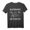 Blutgruppe H0 positiv T-Shirt für Modelleisenbahner - Perfektes Eisenbahnfan Geschenk für Papa oder Opa