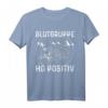 Blutgruppe H0 positiv T-Shirt für Modelleisenbahner - Perfektes Eisenbahnfan Geschenk für Papa oder Opa