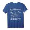 Blutgruppe H0 positiv T-Shirt für Modelleisenbahner - Perfektes Eisenbahnfan Geschenk für Papa oder Opa