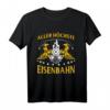 Eisenbahn Lokführer Lokomotive Schaffner Modellbau Zugführer T-Shirt – Perfektes Geschenk für Eisenbahn- und Modellbahnfans