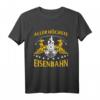 Eisenbahn Lokführer Lokomotive Schaffner Modellbau Zugführer T-Shirt – Perfektes Geschenk für Eisenbahn- und Modellbahnfans