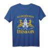 Eisenbahn Lokführer Lokomotive Schaffner Modellbau Zugführer T-Shirt – Perfektes Geschenk für Eisenbahn- und Modellbahnfans