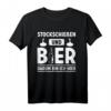 Stockschießen und Bier T-Shirt – Perfektes Eisstock Outfit für Teamsport, Mannschaftssport & Geschenkideen für Eisstockschützen
