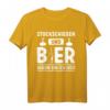 Stockschießen und Bier T-Shirt – Perfektes Eisstock Outfit für Teamsport, Mannschaftssport & Geschenkideen für Eisstockschützen