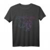 HapKitten Dumbo Stay Fly Neon Sparkle Colorful Portrait T-Shirt - Buntes Disney Geschenk für Männer, Frauen, Jungen & Mädchen