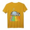 Offizielles Schlafshirt Pyjama Nachthemd mit Elefanten - Lustiges Geschenk für Langschläfer, Tierliebhaber und entspannte Nächte