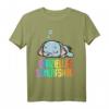 Offizielles Schlafshirt Pyjama Nachthemd mit Elefanten - Lustiges Geschenk für Langschläfer, Tierliebhaber und entspannte Nächte
