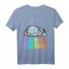 Offizielles Schlafshirt Pyjama Nachthemd mit Elefanten - Lustiges Geschenk für Langschläfer, Tierliebhaber und entspannte Nächte