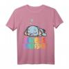 Offizielles Schlafshirt Pyjama Nachthemd mit Elefanten - Lustiges Geschenk für Langschläfer, Tierliebhaber und entspannte Nächte