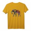 Buntes Elefanten T-Shirt für Damen und Herren – Lustiges Tiermotiv Geschenk für Familie, Party & besondere Anlässe