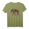 Buntes Elefanten T-Shirt für Damen und Herren – Lustiges Tiermotiv Geschenk für Familie, Party & besondere Anlässe