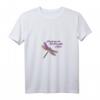 Damen T-Shirt mit Libellen und Engel-Motiv – V-Ausschnitt, Erinnerung und Trost Geschenk für Trauernde