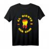 Der Zahn Zeichnung T-Shirt zum Deutsch und Spanisch Lernen – Klassisch geschnitten, ideal für Sprachschüler und Zahnärzte