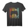 Level 34 Complete Gaming T-Shirt – Perfektes Geschenk für den 34. Geburtstag eines Mannes, Gamer, Freund oder Sohn