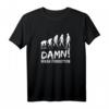 Verdammt Maske vergessen Lustiges englisches T-Shirt mit Evolution Motiv – Ironisches Geschenk für Freunde & Familie