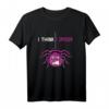 Denglisch Englisch Spruch Sarkasmus T-Shirt - Lustiges Wortspiel-Shirt 'I Think I Spider' für Kollegen, Lehrer und Freunde