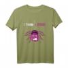 Denglisch Englisch Spruch Sarkasmus T-Shirt - Lustiges Wortspiel-Shirt 'I Think I Spider' für Kollegen, Lehrer und Freunde