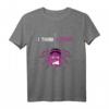 Denglisch Englisch Spruch Sarkasmus T-Shirt - Lustiges Wortspiel-Shirt 'I Think I Spider' für Kollegen, Lehrer und Freunde