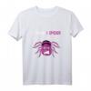 Denglisch Englisch Spruch Sarkasmus T-Shirt - Lustiges Wortspiel-Shirt 'I Think I Spider' für Kollegen, Lehrer und Freunde