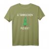 Ä Tännschen Please - Lustiges sächsisch-englisches Dialekt T-Shirt als originelles Geschenk für Sachsen, Geburtstag, Weihnachten & Jubiläum