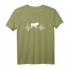 Englische Bulldogge Puls T-Shirt - Klassisch geschnittenes Hundemotiv für Bulldoggen-Liebhaber, perfekt als Geschenk für Hundebesitzer