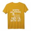 Lustiges Deutsch Lehrer T-Shirt Genitiv Ins Wasser Weil Es Dativ Ist – Perfektes Geschenk für Lehrer, Professoren & Pädagogen zu Weihnachten & Geburtstag
