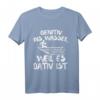 Lustiges Deutsch Lehrer T-Shirt Genitiv Ins Wasser Weil Es Dativ Ist – Perfektes Geschenk für Lehrer, Professoren & Pädagogen zu Weihnachten & Geburtstag