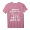 Lustiges Deutsch Lehrer T-Shirt Genitiv Ins Wasser Weil Es Dativ Ist – Perfektes Geschenk für Lehrer, Professoren & Pädagogen zu Weihnachten & Geburtstag