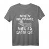 Lustiges Deutsch Lehrer T-Shirt Genitiv Ins Wasser Weil Es Dativ Ist – Perfektes Geschenk für Lehrer, Professoren & Pädagogen zu Weihnachten & Geburtstag