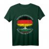 Deutsch Aufgewachsen mit Bulgarischen Wurzeln - Flaggen T-Shirt für Doppelstaatsbürger & Stolz auf Herkunft