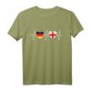 Deutschland und England Flaggen T-Shirt – Doppelte Staatsbürgerschaft, Reise- oder Geschenkidee für Deutsch-Engländer