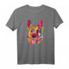 Buntes Pop-Art Deutscher Schäferhund-Porträt T-Shirt - Farbiges Tierdesign für Schäferhundliebhaber, Hunde Fans & Tierfreunde