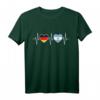 Deutschland und Argentinien Doppelstaatsbürgerschaft T-Shirt mit Flaggen und Herzdesign – Stolz auf doppelte Herkunft