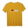 Deutschland und Argentinien Doppelstaatsbürgerschaft T-Shirt mit Flaggen und Herzdesign – Stolz auf doppelte Herkunft