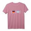 Deutschland und Argentinien Doppelstaatsbürgerschaft T-Shirt mit Flaggen und Herzdesign – Stolz auf doppelte Herkunft